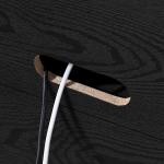 Henn&Hart Tillman Black TV Stand for 80" TVs