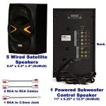 Acoustic Audio 5.1-Channel Bluetooth Speaker System