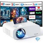 Pericat 4K WiFi Bluetooth Portable Home Theater Projector
