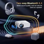 Pericat 4K WiFi Bluetooth Portable Home Theater Projector