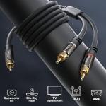 KabelDirekt 25ft RCA Y Cable for Home Theater