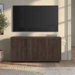 Fluted TV Stand for TVs up to 55" - Rich Brown