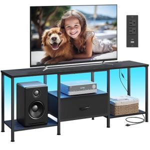 SONGMICS BELLAH TV Stand for Up to 70-Inch TVs