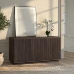 Fluted TV Stand for TVs up to 55" - Rich Brown