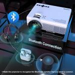 FUDONI Native 1080P Portable Movie Projector