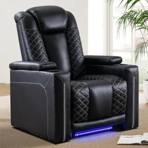 IOMOR Power Recliner Chair with USB & Cup Holders