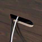 Fluted TV Stand for TVs up to 55" - Rich Brown