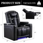 IOMOR Power Recliner Chair with USB & Cup Holders