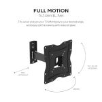 Full Motion Wall Mount for 10" - 50" TVs