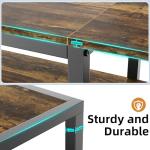 Aquzee 85-inch TV Stand - Rustic Wood Console