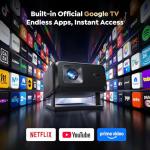 Smart 4K Home Cinema Projector with Google TV