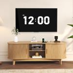 Mid Century Modern TV Stand for 65 Inch TVs