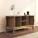 Mid Century Modern TV Stand for 65 Inch TVs