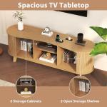 Mid Century Modern TV Stand for 65 Inch TVs