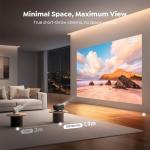 Smart 4K Home Cinema Projector with Google TV