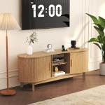 Mid Century Modern TV Stand for 65 Inch TVs