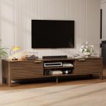 IKALIFE Mid Century Modern TV Stand for 80" TVs