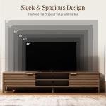 IKALIFE Mid Century Modern TV Stand for 80" TVs