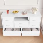 LED TV Stand with 8 Drawers and RGB Lights