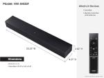 Samsung HW-B400F Bluetooth Soundbar with Built-in Woofer