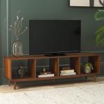 SAFAVIEH Cricket 65" TV Stand in Acacia Brown