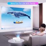 Portable Mini HD Projector with Built-in DVD Player