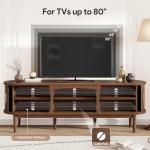 Decofy Mid Century TV Stand for 80-Inch TVs