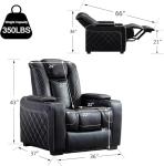 CANMOV Electric Recliner Chair with Ambient Lighting