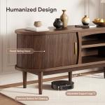 Decofy Mid Century TV Stand for 80-Inch TVs