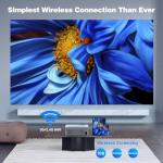 1080P Bluetooth Movie Projector for Home Theater