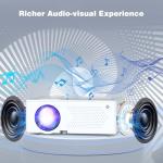 1080P Bluetooth Movie Projector for Home Theater