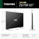 Toshiba 65" Mini-LED 4K Smart Fire TV