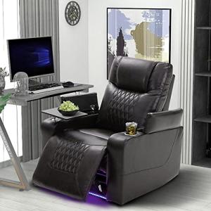 Merax Electric Recliner Chair with USB and Cup Holders