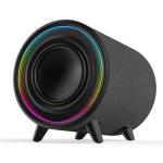 LITTOAK 100W Powered Subwoofer with LED Effects