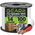 100ft 14 Gauge In-Wall Speaker Wire - CL2 Rated