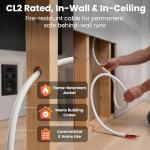 100ft 14 Gauge In-Wall Speaker Wire - CL2 Rated
