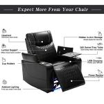 Merax Electric Recliner Chair with USB and Cup Holders