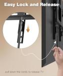 Low Profile Tilt TV Wall Mount for 37-82 inch