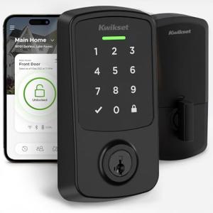 Kwikset Aura Smart Lock - Keyless Entry Matte Black
