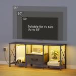 JARHETUN LED TV Stand for 50-55 Inch TVs