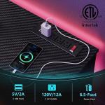 Bestier 70 Inch TV Stand with Power Outlets