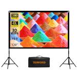 Towond 120" Portable Projector Screen - Indoor/Outdoor