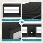 Bestier 70 Inch TV Stand with Power Outlets