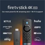 Fire TV Stick 4K Max with Alexa Remote