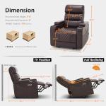 MCombo Power Recliner Chair with USB Ports