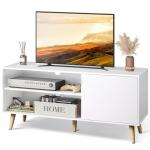 WLIVE TV Stand for 55 Inch TVs with Storage