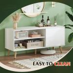 WLIVE TV Stand for 55 Inch TVs with Storage