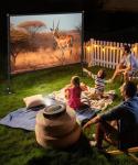 120" Portable Outdoor Projector Screen with Stand