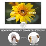 100-Inch Portable Outdoor Projector Screen with Stand