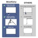 Wootfairy 120-Inch Portable Projector Screen with Stand